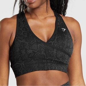 Gymshark ADAPT ANIMAL SEAMLESS SPORTS BRA XS